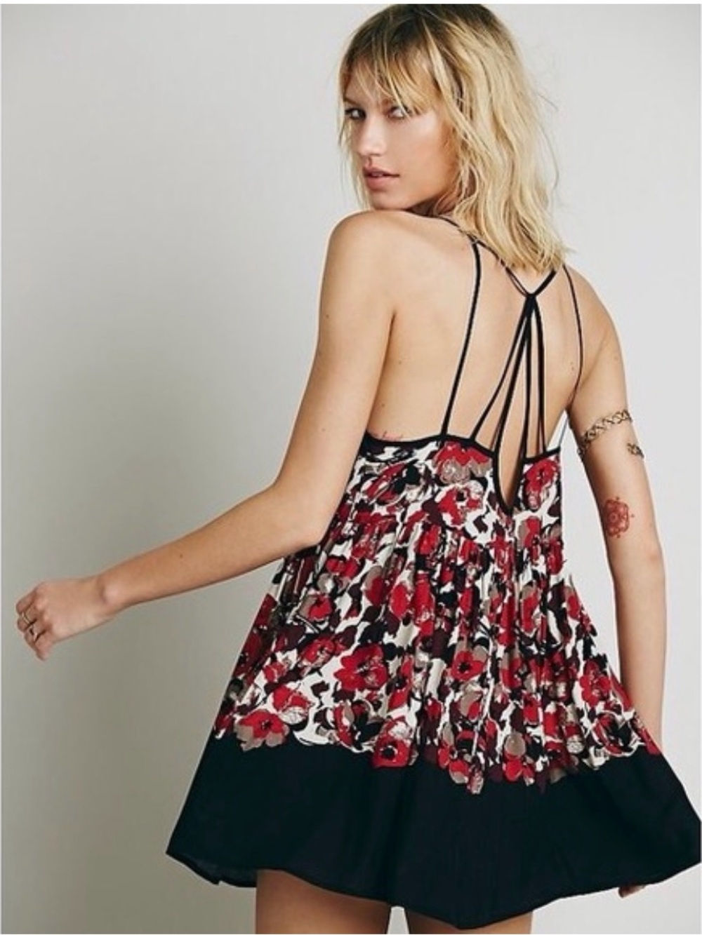 FREE PEOPLE petal shortie slip dress